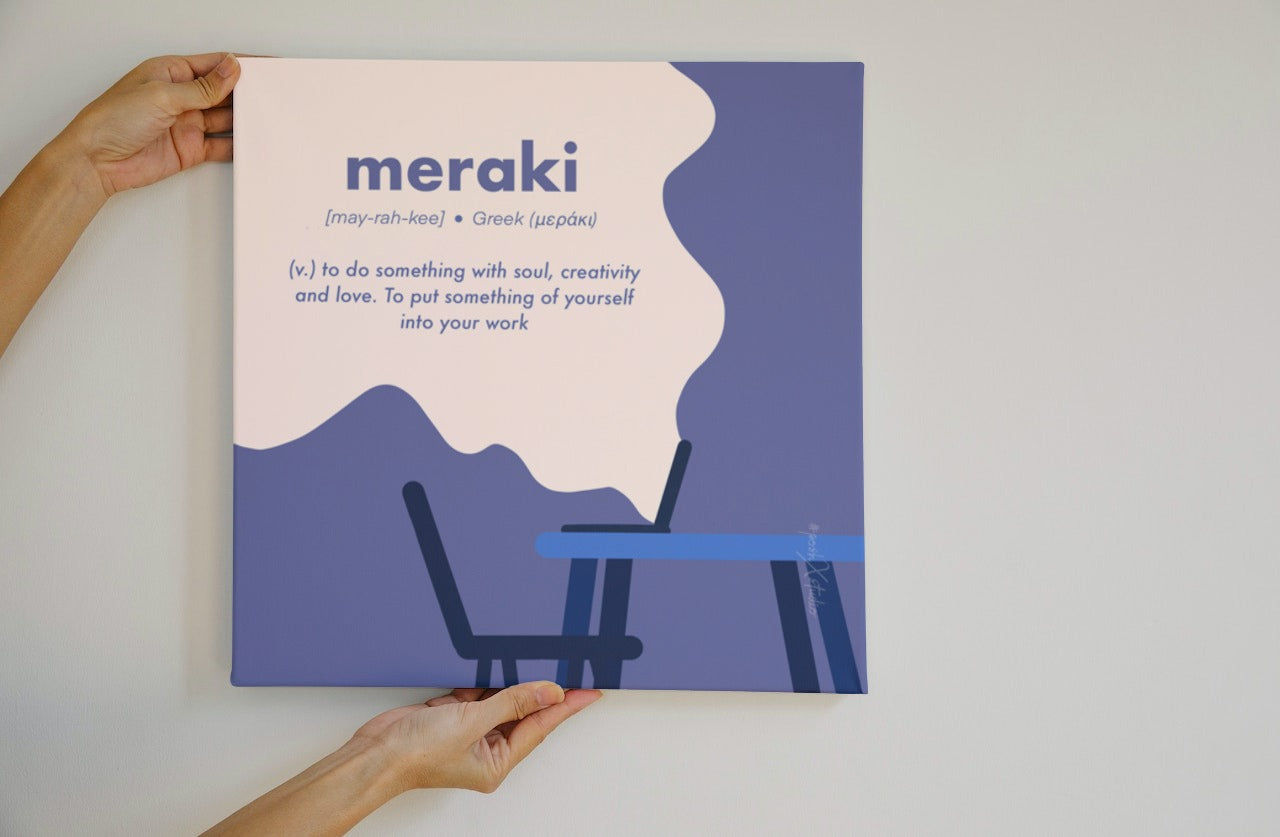 "Meraki" Wall Art Illustration