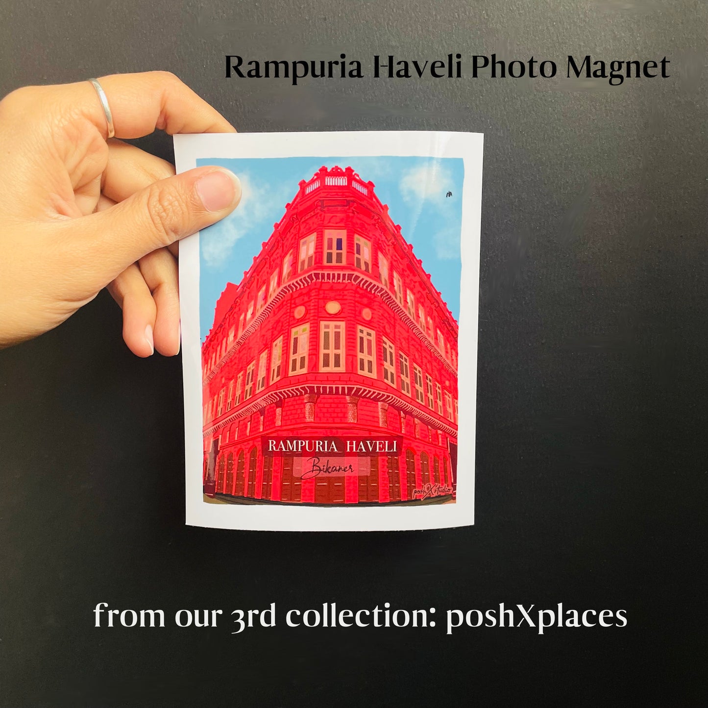 architecture student gifts bikaner rajasthan rampuria haveli silk route merchants 3rd collection poshXplaces by posh the studio jaipur buy online collectibles india fridge magnets photo magnets collection india jaipur pink city magnets